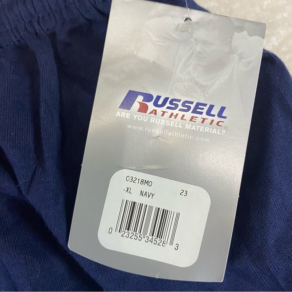 NWT Russell Athletic Men's Pro Cotton Jogger Athletic Casual Pants Navy Blue XL - Picture 5 of 11